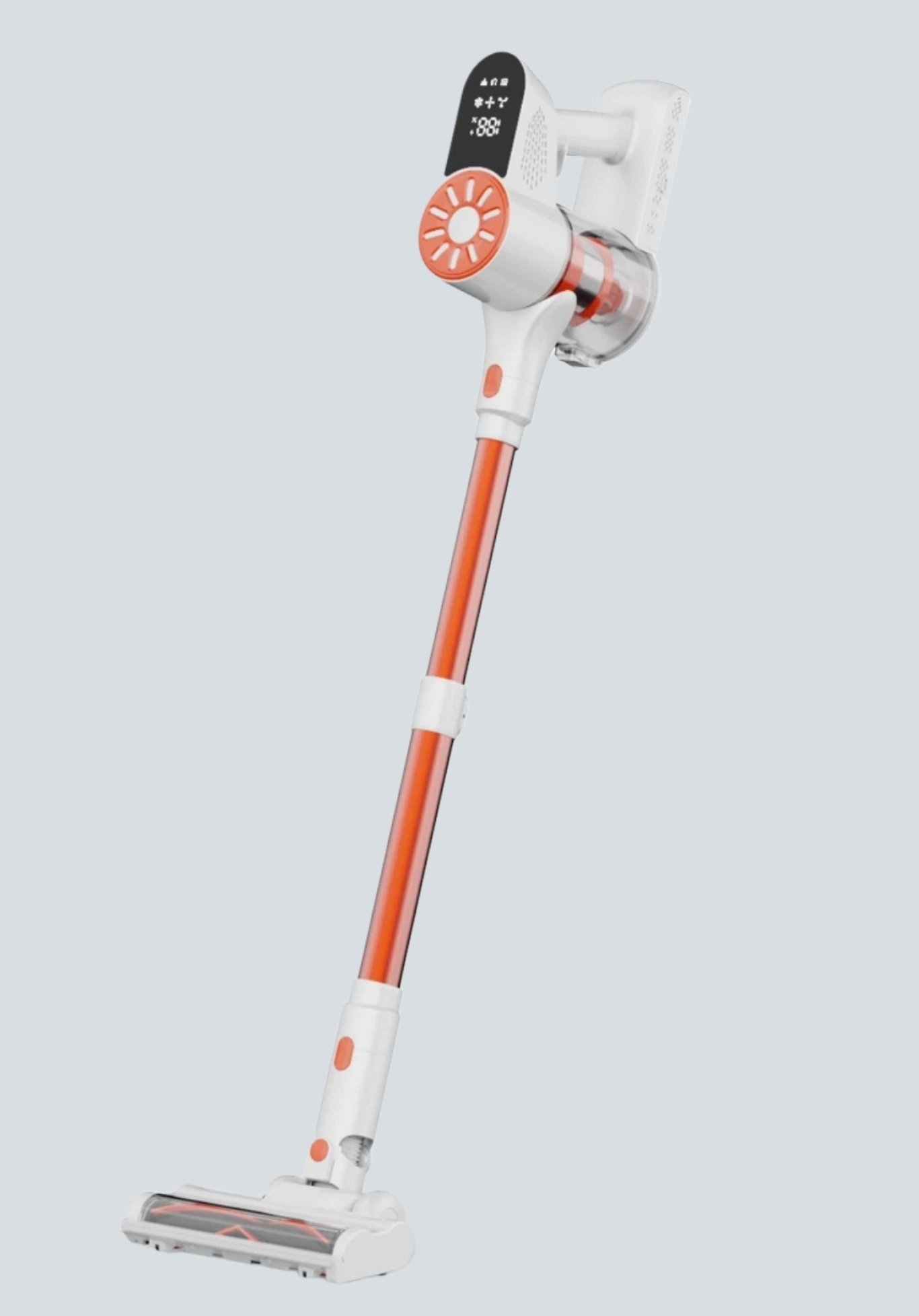 Lightweight Cordless Stick Vacuum Cleaner with LED Display, Powerful Suction Wireless Vacuum for Carpet Hard Floor Pet Hair