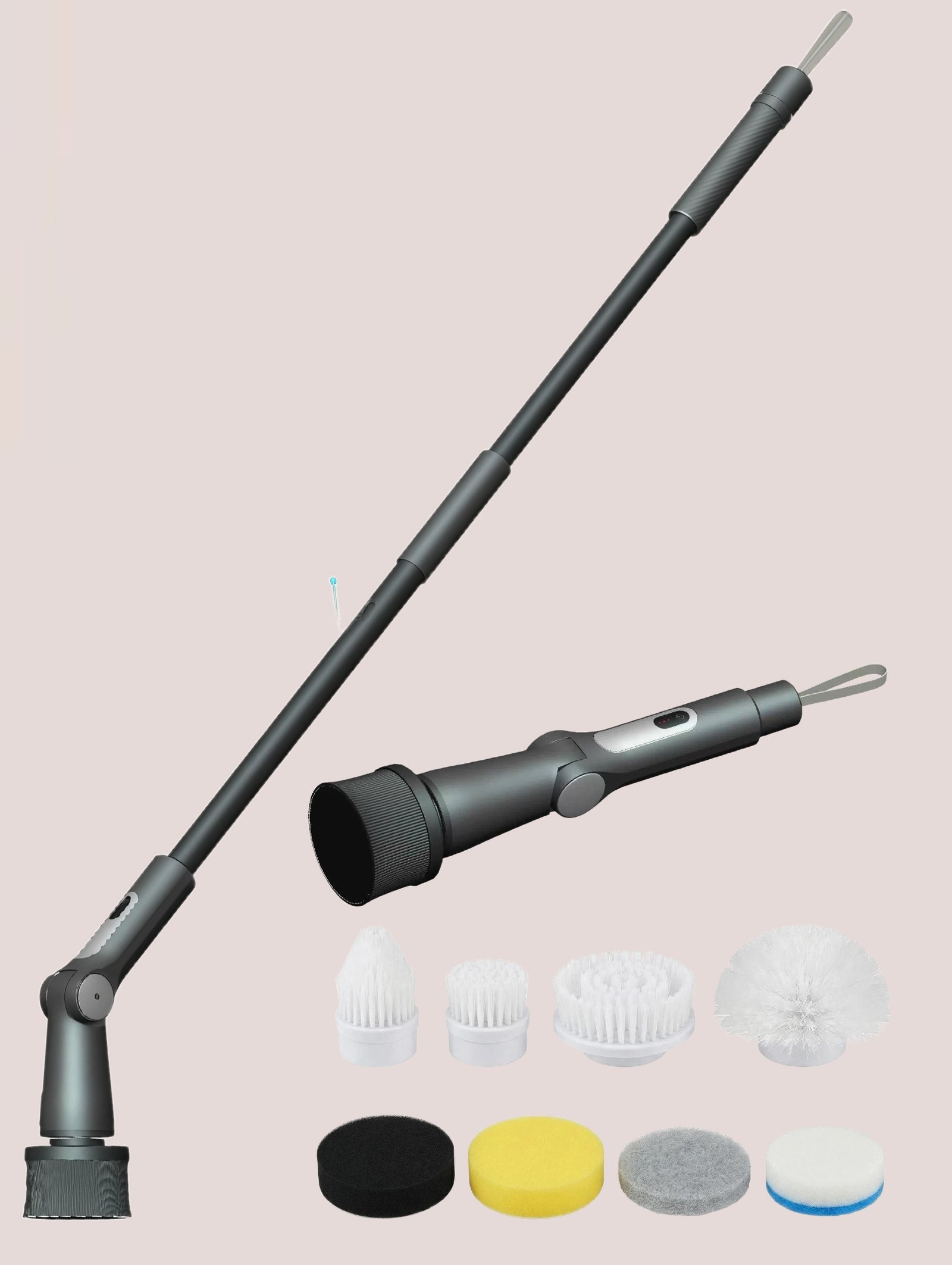 Multifunctional electric cleaning brush, handheld wireless waterproof scrubber