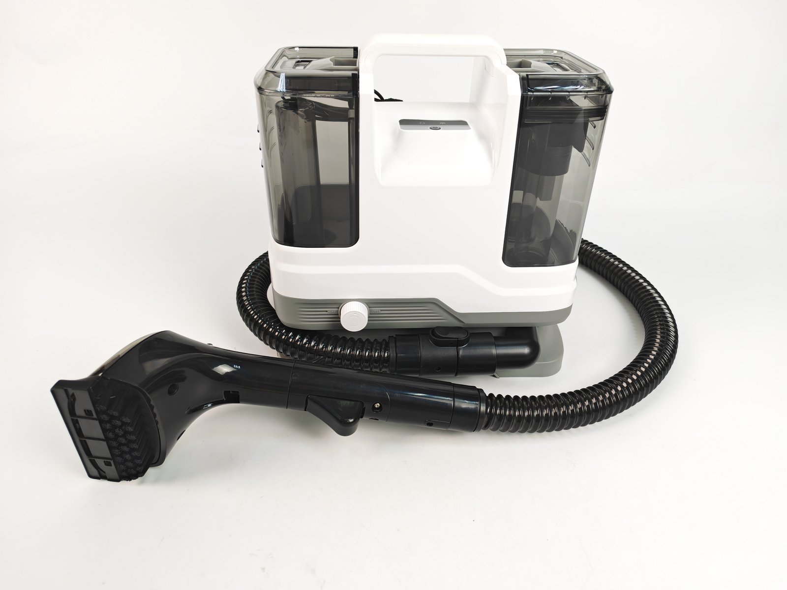 Front view of VC265 multi-purpose portable carpet and upholstery cleaner with dual tank system