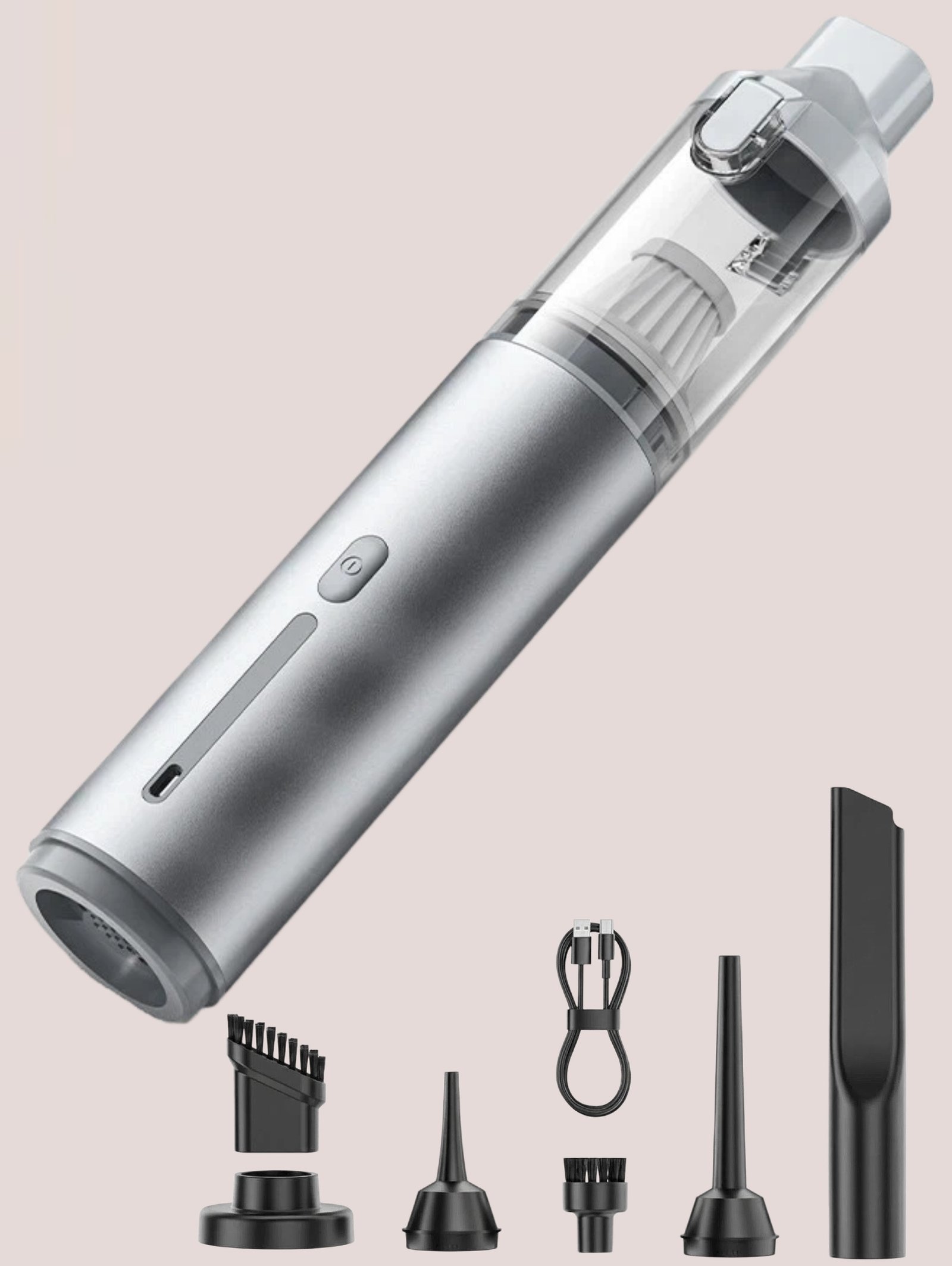 UNION Cleaning Appliance portable cordless car vacuum cleaner, handheld mini auto vacuum with strong suction for car interior cleaning